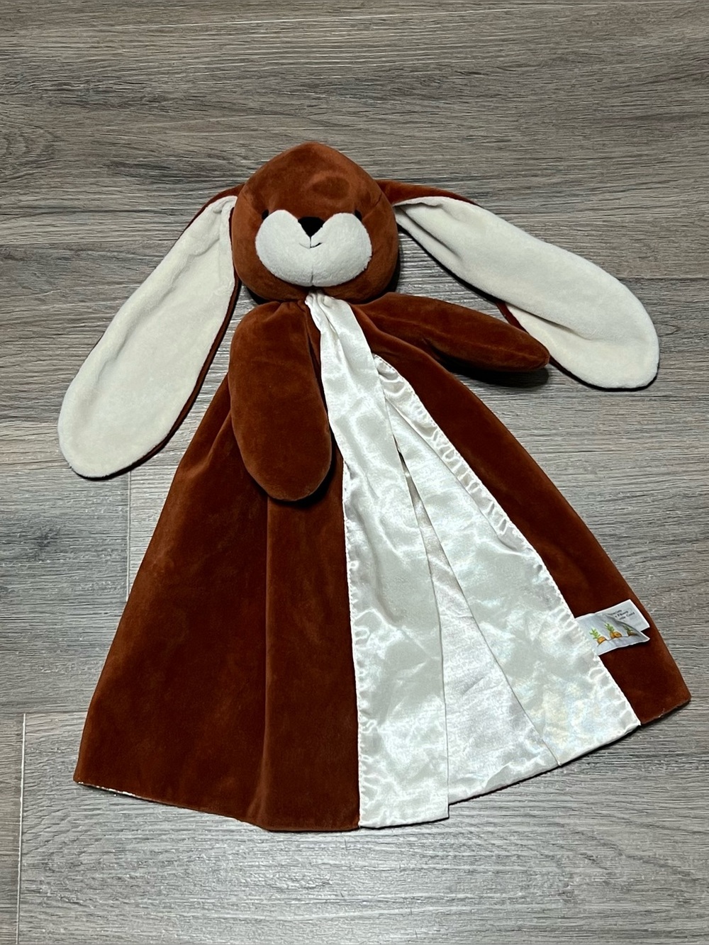Bunnies By The Bay Nibble Buddy Paprika Lovey Security Blanket Bunny Rabbit